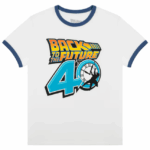 Universal Studios – Back to the Future 40th Anniversary Adult Ringer T-Shirt
