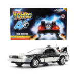 Jada Toys – Parts I and II DeLorean Time Machine (Chrome Exclusive) (1:24)